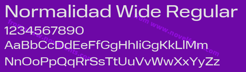 Normalidad Wide RegularPreview Normalidad Wide RegularPreview