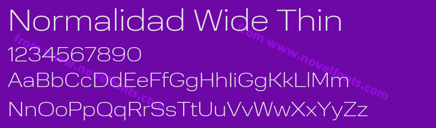 Normalidad Wide ThinPreview Normalidad Wide ThinPreview