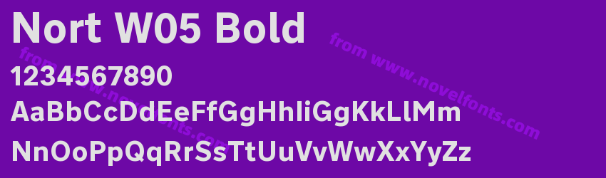Nort W05 BoldPreview Nort W05 BoldPreview