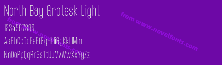 North Bay Grotesk LightPreview North Bay Grotesk LightPreview