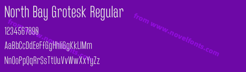 North Bay Grotesk RegularPreview North Bay Grotesk RegularPreview