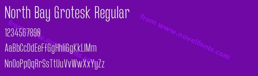 North Bay Grotesk RegularPreview North Bay Grotesk RegularPreview
