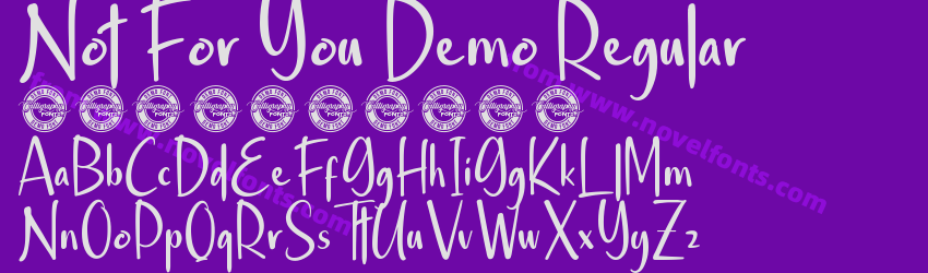 Not For You Demo RegularPreview Not For You Demo RegularPreview