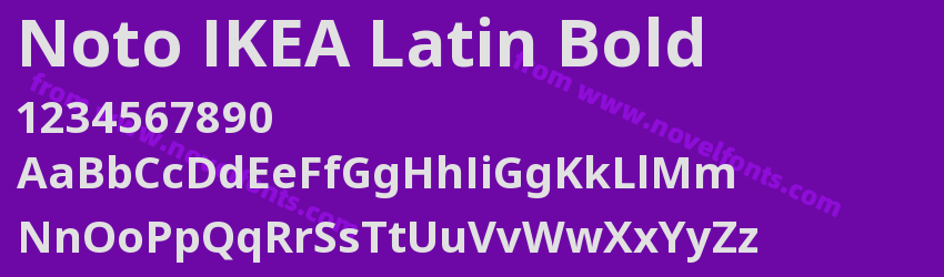 Noto IKEA Latin BoldPreview Noto IKEA Latin BoldPreview