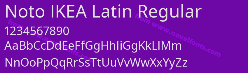 Noto IKEA Latin RegularPreview Noto IKEA Latin RegularPreview