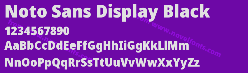 Noto Sans Display BlackPreview Noto Sans Display BlackPreview