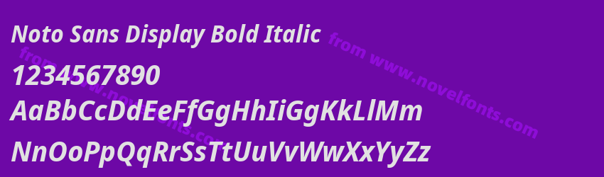 Noto Sans Display Bold ItalicPreview Noto Sans Display Bold ItalicPreview