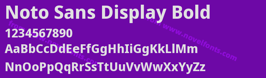 Noto Sans Display BoldPreview Noto Sans Display BoldPreview