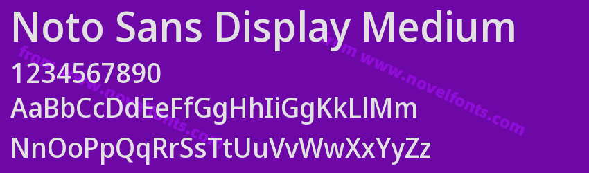 Noto Sans Display MediumPreview Noto Sans Display MediumPreview