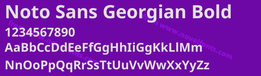 Noto Sans Georgian BoldPreview Noto Sans Georgian BoldPreview