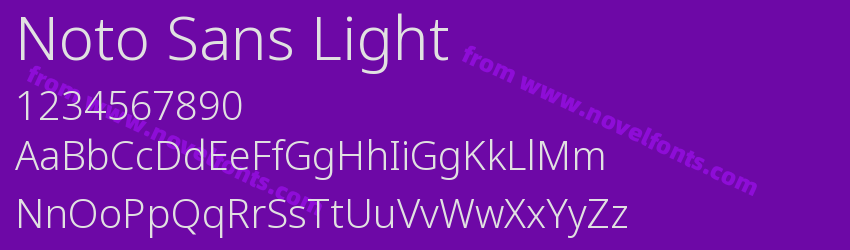 Noto Sans LightPreview Noto Sans LightPreview