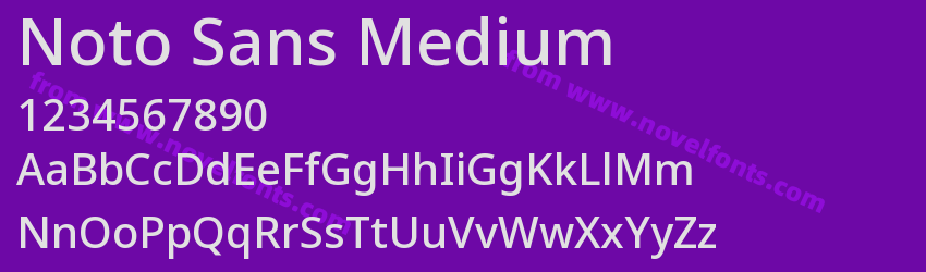 Noto Sans MediumPreview Noto Sans MediumPreview