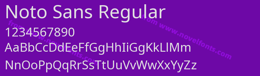 Noto Sans RegularPreview Noto Sans RegularPreview