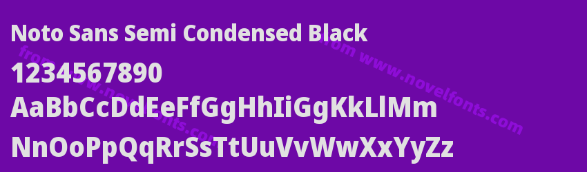 Noto Sans Semi Condensed BlackPreview Noto Sans Semi Condensed BlackPreview