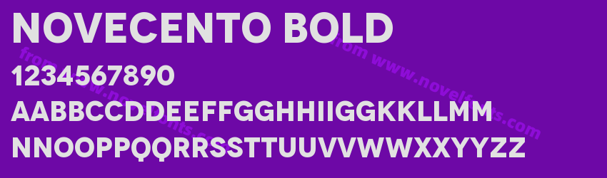 Novecento BoldPreview Novecento BoldPreview