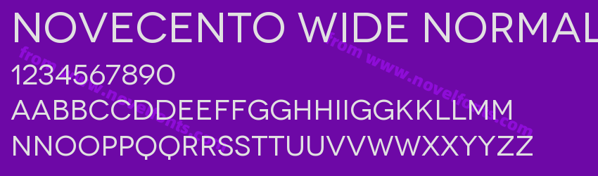 Novecento Wide NormalPreview Novecento Wide NormalPreview