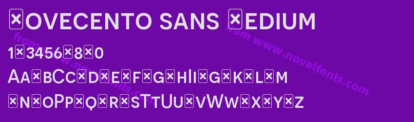 Novecento sans MediumPreview Novecento sans MediumPreview
