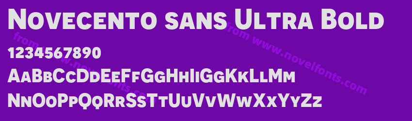 Novecento sans Ultra BoldPreview Novecento sans Ultra BoldPreview
