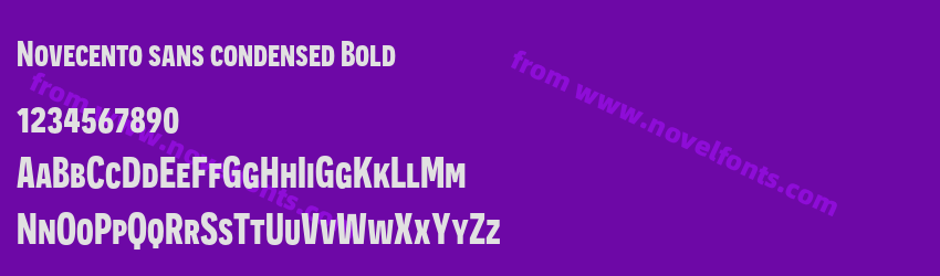 Novecento sans condensed BoldPreview Novecento sans condensed BoldPreview
