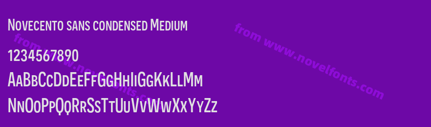Novecento sans condensed MediumPreview Novecento sans condensed MediumPreview