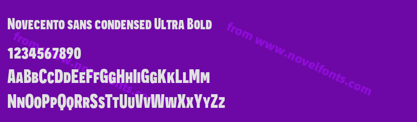 Novecento sans condensed Ultra BoldPreview Novecento sans condensed Ultra BoldPreview