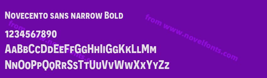 Novecento sans narrow BoldPreview Novecento sans narrow BoldPreview