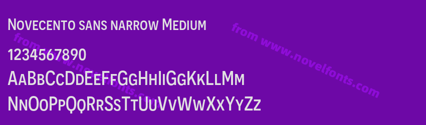 Novecento sans narrow MediumPreview Novecento sans narrow MediumPreview