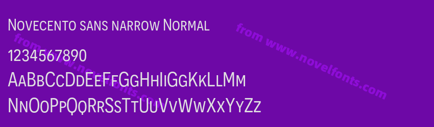 Novecento sans narrow NormalPreview Novecento sans narrow NormalPreview