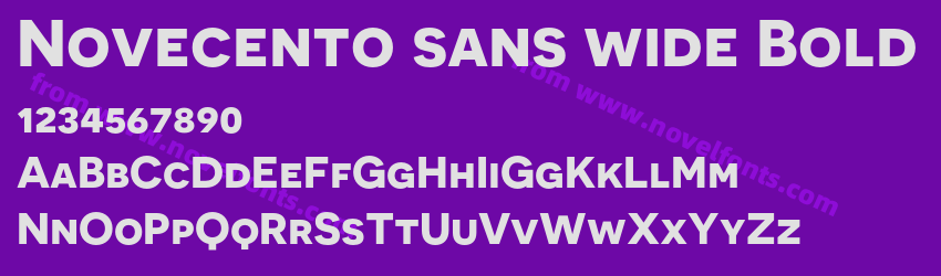 Novecento sans wide BoldPreview Novecento sans wide BoldPreview