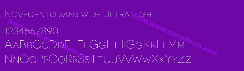 Novecento sans wide Ultra LightPreview Novecento sans wide Ultra LightPreview