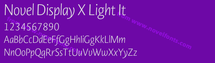 Novel Display X Light ItPreview Novel Display X Light ItPreview