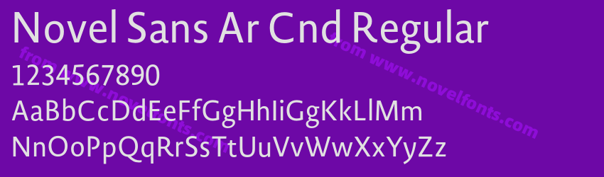Novel Sans Ar Cnd RegularPreview Novel Sans Ar Cnd RegularPreview