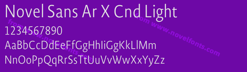 Novel Sans Ar X Cnd LightPreview Novel Sans Ar X Cnd LightPreview