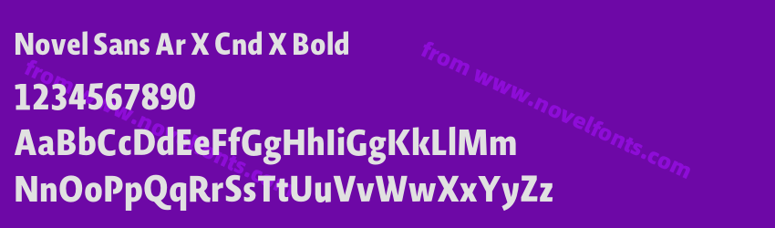 Novel Sans Ar X Cnd X BoldPreview Novel Sans Ar X Cnd X BoldPreview