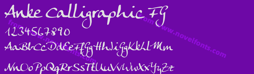 Anke Calligraphic FGPreview