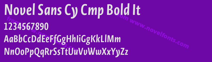 Novel Sans Cy Cmp Bold ItPreview Novel Sans Cy Cmp Bold ItPreview