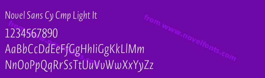 Novel Sans Cy Cmp Light ItPreview Novel Sans Cy Cmp Light ItPreview