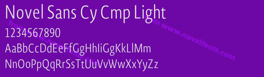 Novel Sans Cy Cmp LightPreview Novel Sans Cy Cmp LightPreview