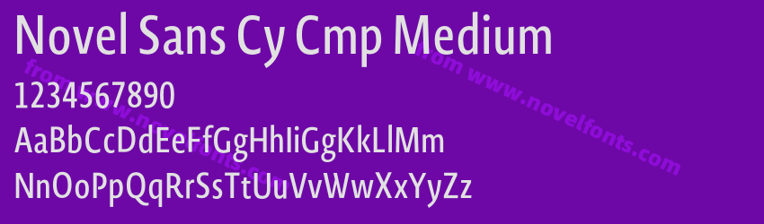 Novel Sans Cy Cmp MediumPreview Novel Sans Cy Cmp MediumPreview