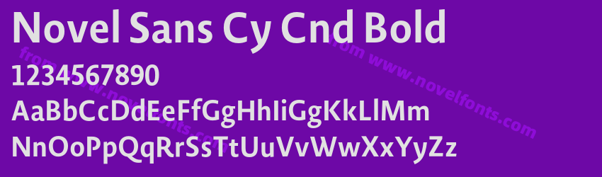 Novel Sans Cy Cnd BoldPreview Novel Sans Cy Cnd BoldPreview