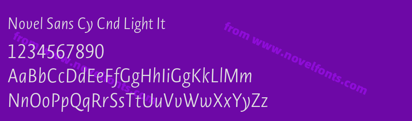 Novel Sans Cy Cnd Light ItPreview Novel Sans Cy Cnd Light ItPreview