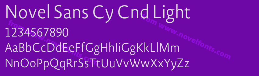 Novel Sans Cy Cnd LightPreview Novel Sans Cy Cnd LightPreview