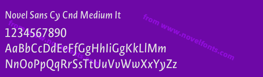 Novel Sans Cy Cnd Medium ItPreview Novel Sans Cy Cnd Medium ItPreview