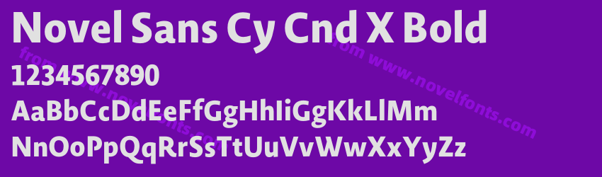 Novel Sans Cy Cnd X BoldPreview Novel Sans Cy Cnd X BoldPreview