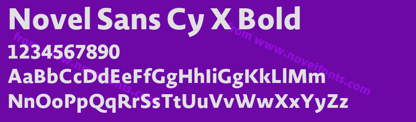 Novel Sans Cy X BoldPreview Novel Sans Cy X BoldPreview