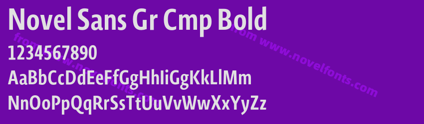 Novel Sans Gr Cmp BoldPreview Novel Sans Gr Cmp BoldPreview