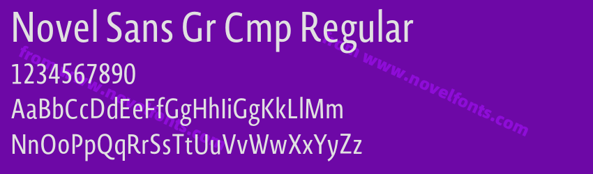 Novel Sans Gr Cmp RegularPreview Novel Sans Gr Cmp RegularPreview
