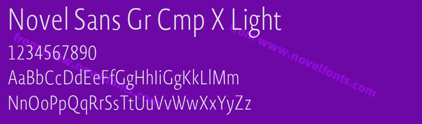 Novel Sans Gr Cmp X LightPreview Novel Sans Gr Cmp X LightPreview