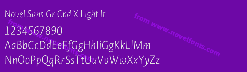 Novel Sans Gr Cnd X Light ItPreview Novel Sans Gr Cnd X Light ItPreview