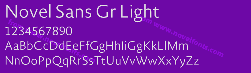 Novel Sans Gr LightPreview Novel Sans Gr LightPreview